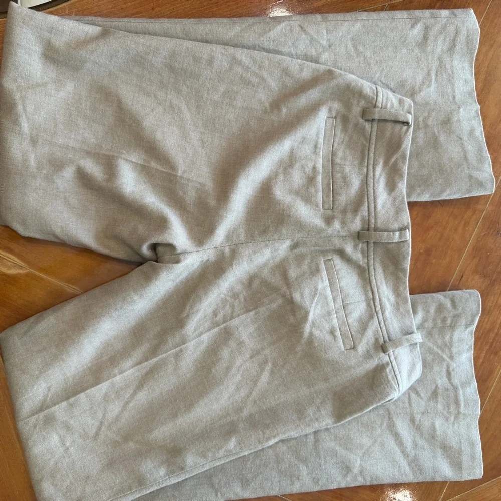 Banana Republic Martin Fit Taupe Wool Blend Straight Leg Dress Pants Size 4